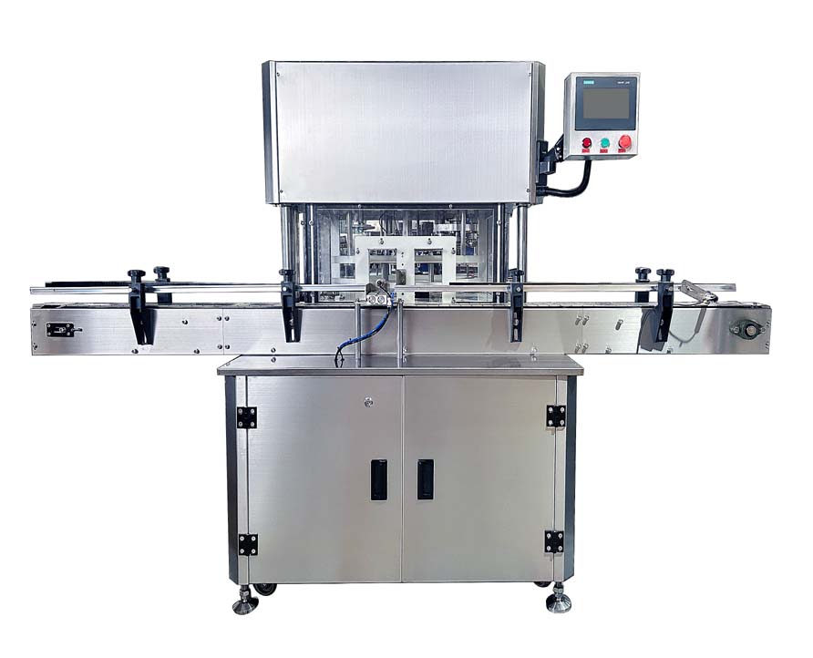 Nitrogen room Can Sealing Machine,Automatic Can Seaming Machine with N2 for Nuts,small pellet ,Can crimper for coffee