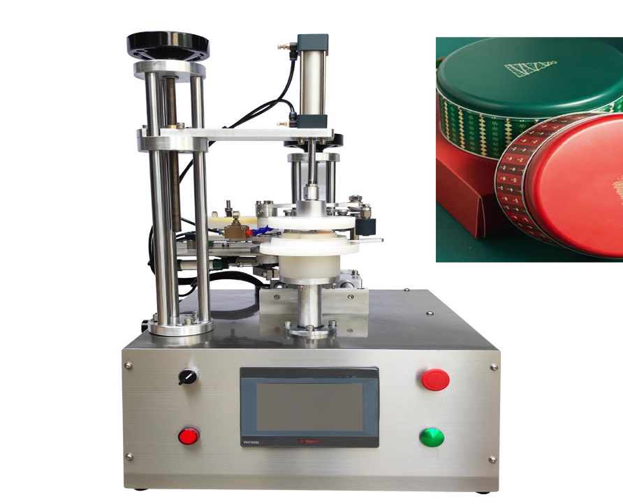 Tabletop Tape Around Sealing Machine , Taping Around Seal Machine for Box,Container