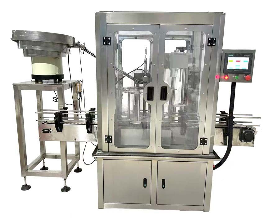 Automatic Capping Machine for Bottle,Glass Jar with Ropp Cap Screw Capper Machine